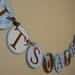 ITS A BOY Baby Shower Banner in Blue Brown White - Customize Your Way