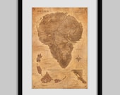 Jurassic Park - Map - Poster - Sepia - 13x19