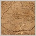Jurassic Park - Map - Poster - Sepia - 13x19