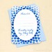 Blue Mosaic Watercolor Wedding Invitations - Sample