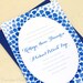 Blue Mosaic Watercolor Wedding Invitations - Sample