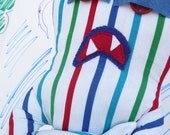Monster Plush, Monster  Doll, Monster Pillow made from upcycled material eco friendly On SALE, Free SHIPPING to USA
