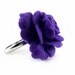 Felt Ring - Dark Blue Rose