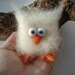 Knitted owl toy or gift