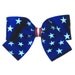 4th of July USA Flag Patriotic Large Hair Bow in Red White and Blue Stars and Stripes