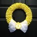 Find a Cure Pink Breast Cancer Awareness  Beaded  Wreath