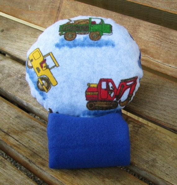 Seatbelt Cover Car Comfort Toddler Child Travel Pillow by SleepyTimez - Work Trucks