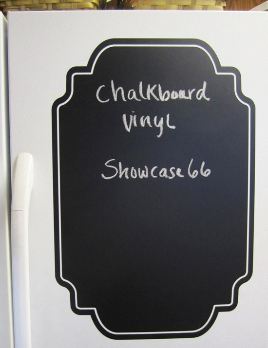 Framed Chalkboard  - Vinyl Wall Art - FREE Shipping - Fun Organizing Blackboard Wall Decal