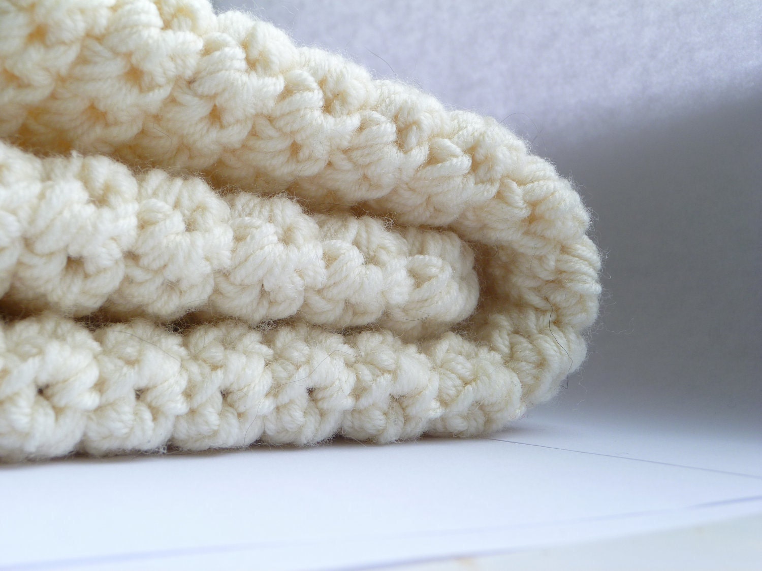 Baby Blanket, 30in x 30in, Pure Merino Wool, Not "itchy", Heirloom Quality, Unisex Boy Girl, 20 Color Options, Charitable Donation