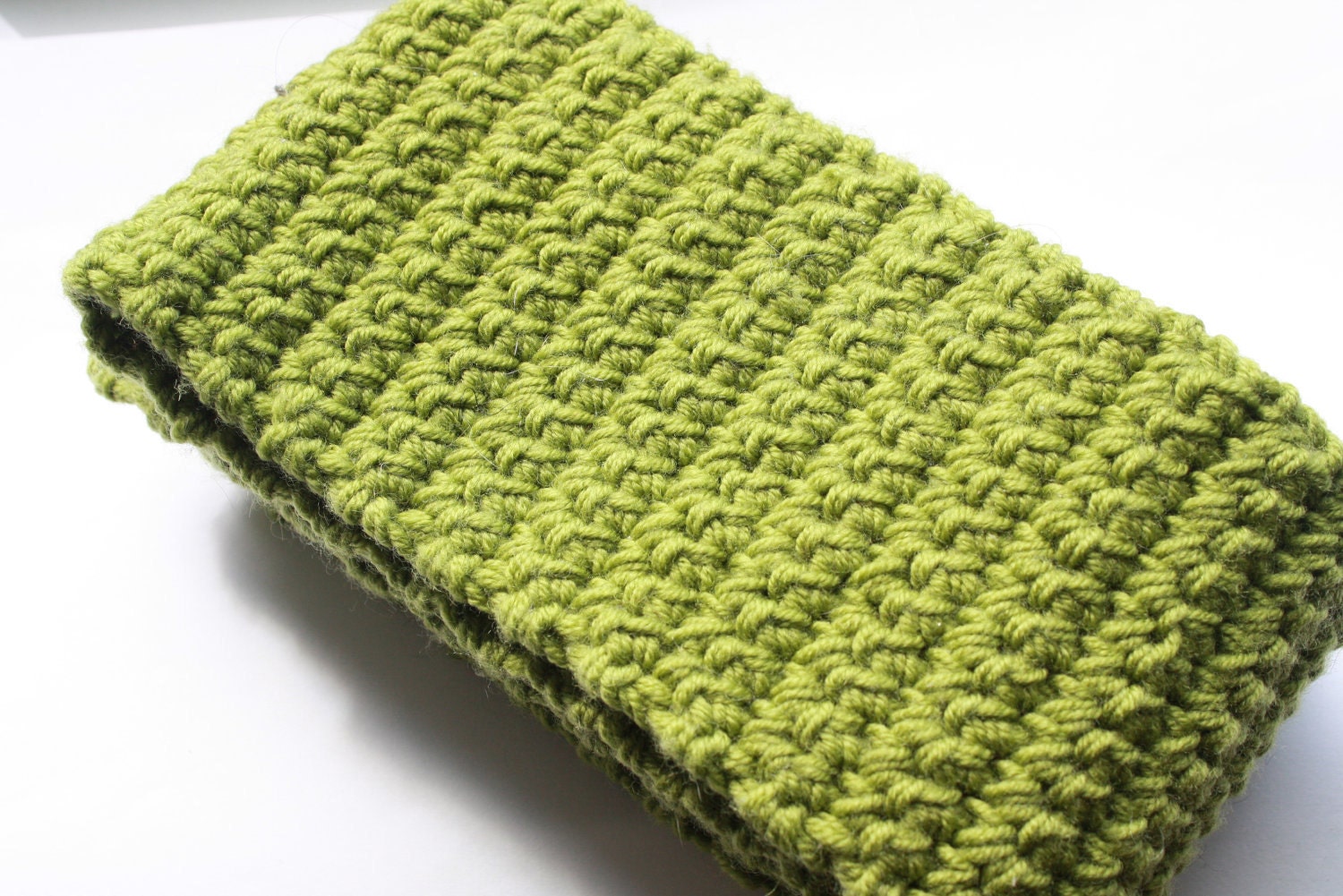 Men's MERINO Wool Scarf, Luxury Green Scarf, Pure Merino wool, 9 Color Options, Free Shipping