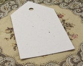 Recycled Paper Gift Tags, Unbleached Price Tags, Hang Tags, Product Tags