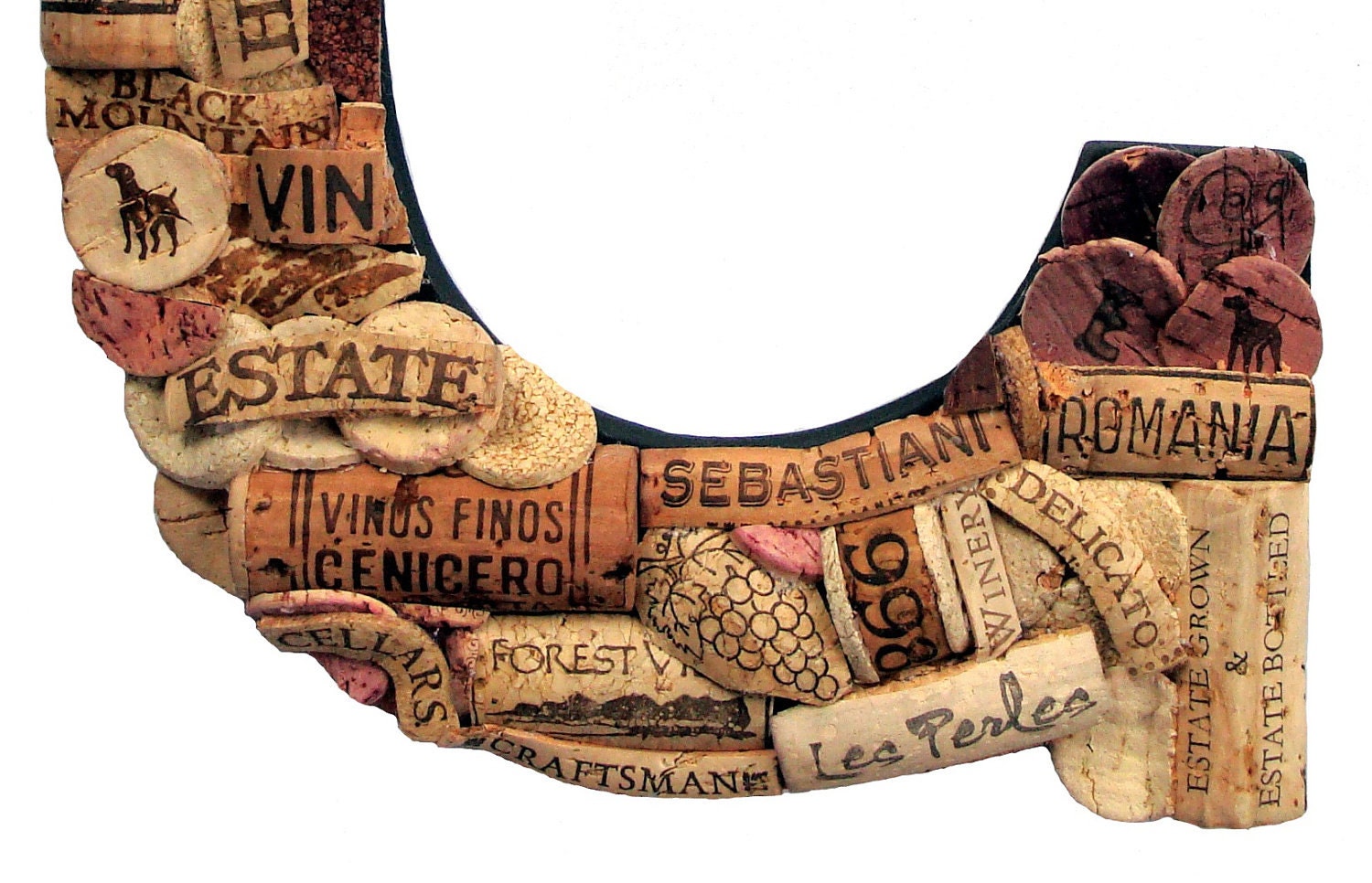 Customized Handmade Vintage Wine Cork Letter - Large Size - We Have EVERY Letter