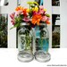 Mason Jar Flower Frog Lids - Set of 6 - Upcycled DIY Flower Arrangers or Potpourri Lids