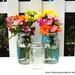 Mason Jar Flower Frog LIDS - Set of 12 - Upcycled DIY Flower Arrangers or Potpourri Lids - Wedding Bouquet or Centerpiece, Woodland, Shabby