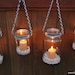 DIY Hanging Mason Jar Luminary Lantern Lids - Set of 4