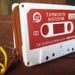 cassette tape wallet, retro and eco friendly handmade from recycled materials, australia outback music // OOAK // FREE SHIPPING //