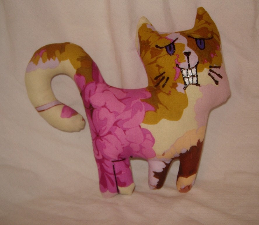 Plush Manga cat Sugar cute stuffed animal plushie cotton humor funny
