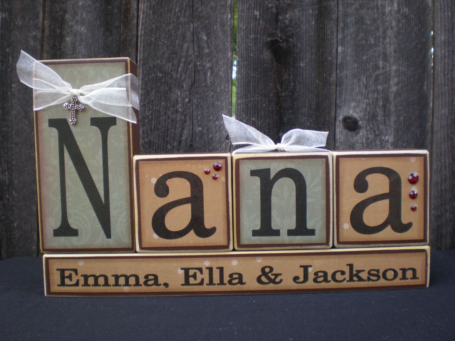 Wooden Home Decor Blocks - NANA