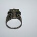 Egyptian Poison Ring Sterling Silver