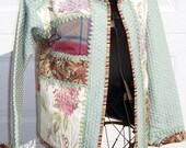 Women's size large quilted sweatshirt jacket