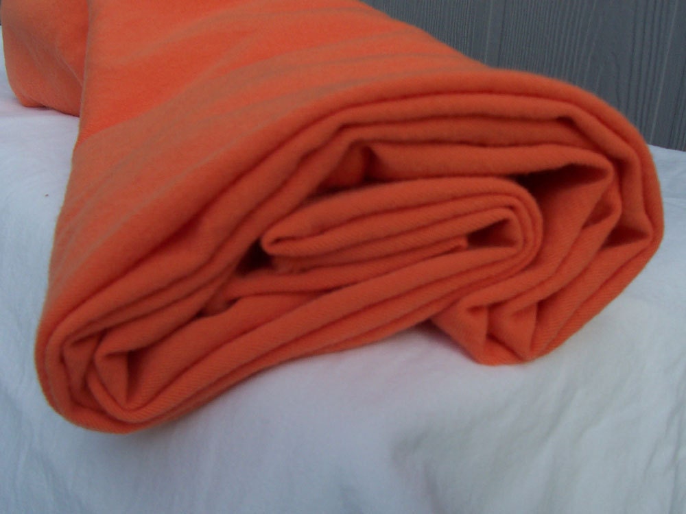 Melon orange  felted wool