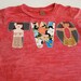 Aloha Hawaiian Luau Birthday Shirt Girls Hula Girl Print first birthday second third Burnout Tee