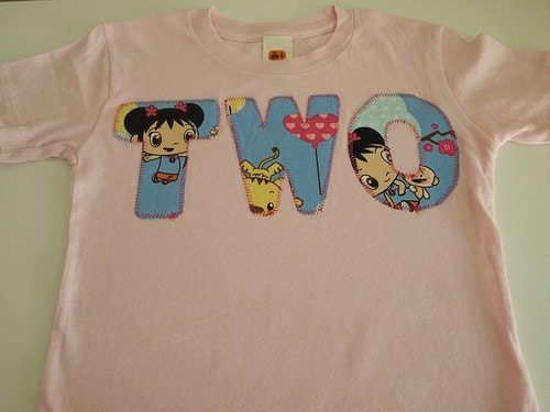 ni hao kai lan Shirt Organic Blend Tee Girls Birthday Tee