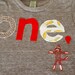 Sock Monkey Detail Birthday shirt Customize colors Boys Girls Organic Blend Birthday Tee first second etc birthda