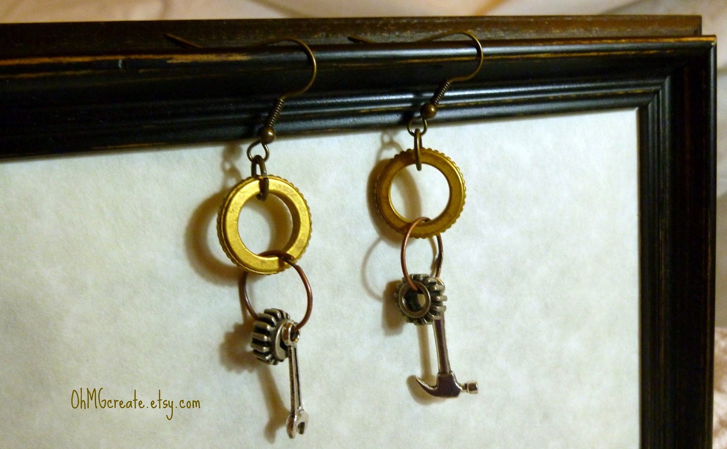 Pretty Mechanical Steampunk Earrings