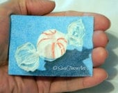 ACEO Miniature Original Art Peppermint Candy
