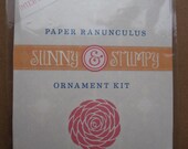 Ranunculus Ornament DIY Kit