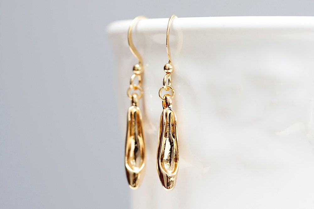 High Heel Shoe Earrings High Heels Earrings Miniature Barbie Shoe Charms Gold Shoe Jewelry - E045