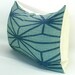 Kelly Wearstler Katana pillow cover in Jade/Teal - 12 x 20