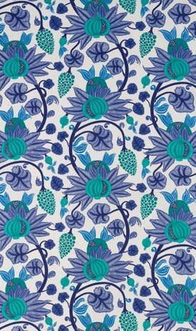 Osborne & Little Maharani pillow cover in Lilac/Teal - 20 x 20