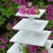 Kids Birthday Party Special Occasion Table Decor Tutu Cupcake Stand 4 Tier