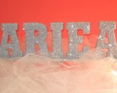 GLITTERED CUSTOM NAMES Birthday Party, Bridal Showers, Graduations, Kids Baby Children Teens Room, Nursery