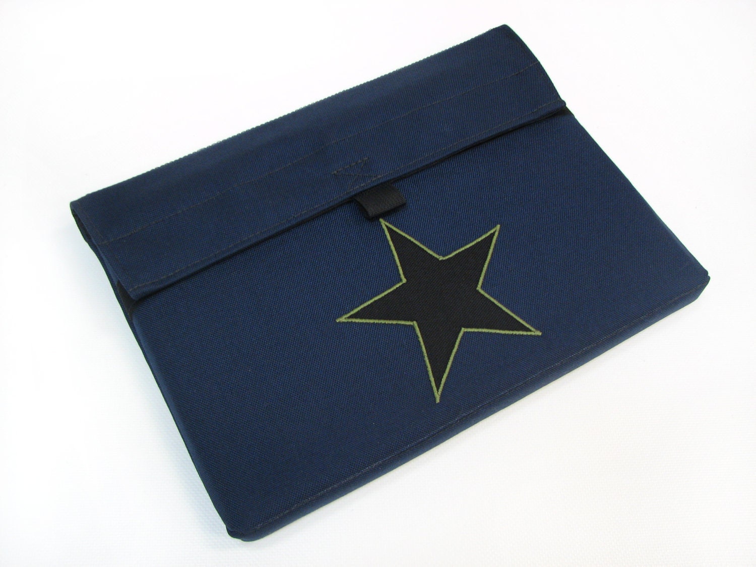 Padded Laptop case for 13 inch Macbook - Navy and Star
