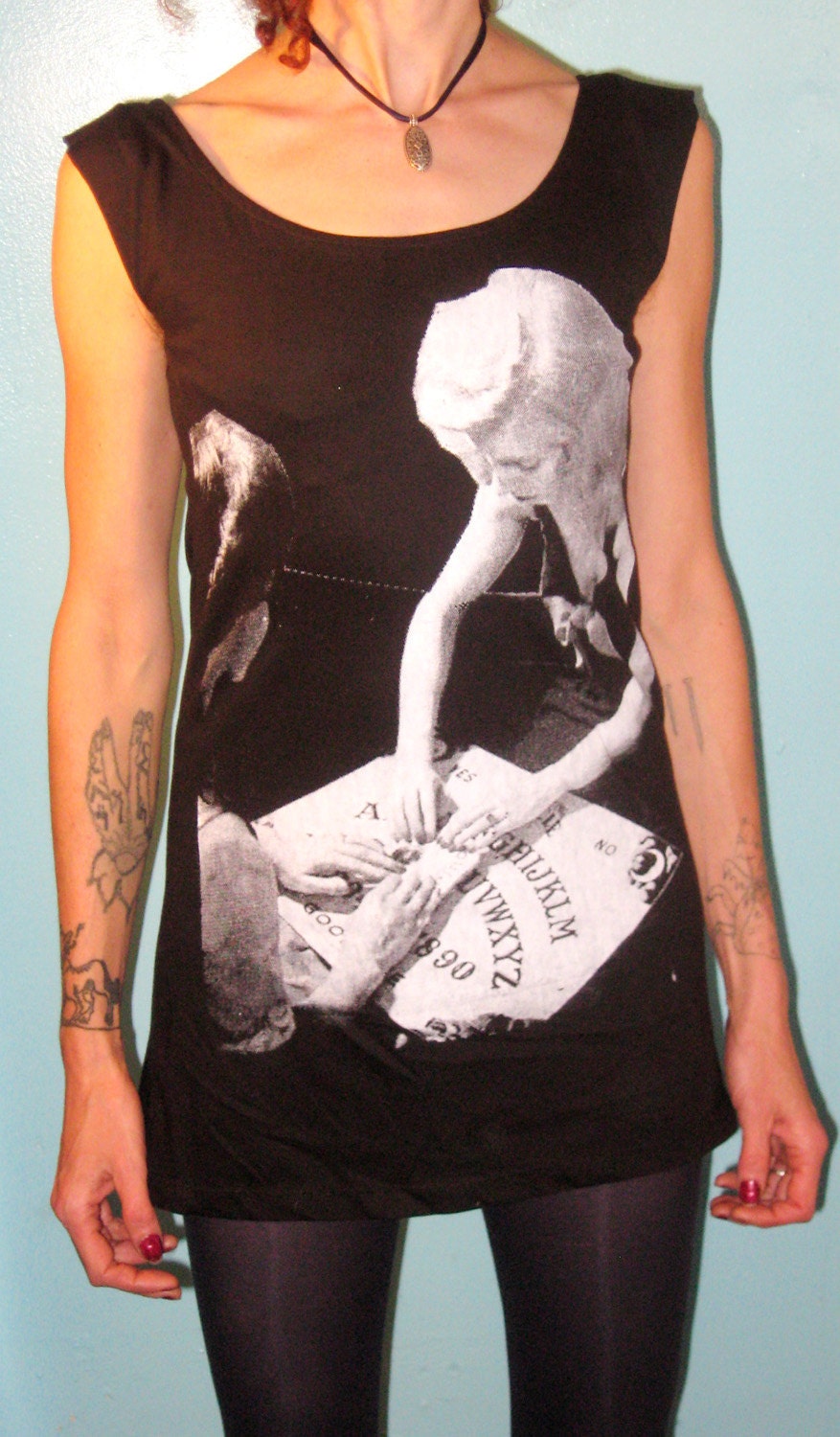 Ouija Board Summoning Womens Scoop Neck Dress sizes S-M-XL