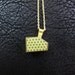 Green Pop Dot Box Necklace