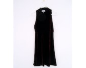 Vintage 90s burgundy velvet dress DEADSTOCK