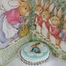 Nursery Rabbit Edible Fondant Cupcake Topper Decorations- Perfect for a baby shower or first birthday party