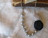 Rosies and Pearls Custom Made Posie Necklace