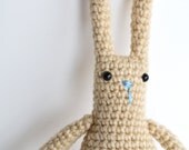 Amigurumi Bunny Rabbit - Crocheted in Cream