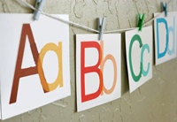 NO PINK - Overlapping Alphabet Printable Playtime Cards