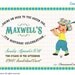 Vintage Golf Party - Custom Invitation - mini golf party, glow in the dark golf, driving range