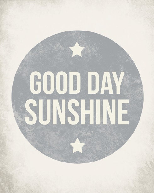 Good Day Sunshine 10 x 8 inch Art Print Beatles SALE buy 2 get 3 CHOOSE COLOR