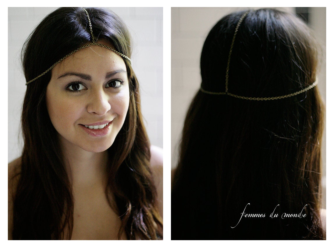 Goddess Headdress - Head Chain - Head Piece - Hair Jewelry