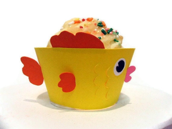 Fish Cupcake Wrappers - set of 12 Il_170x135