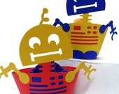 Robot Cupcake Wrappers - set of 12 Il_170x135