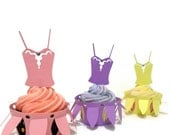 Party Dress Cupcake Wrapper AND Topper set of12 Il_170x135